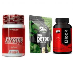 XTREME SLIM +  BLOCK + CHA DETOX SECA BARRIGA SLIMMING PROTOCOL